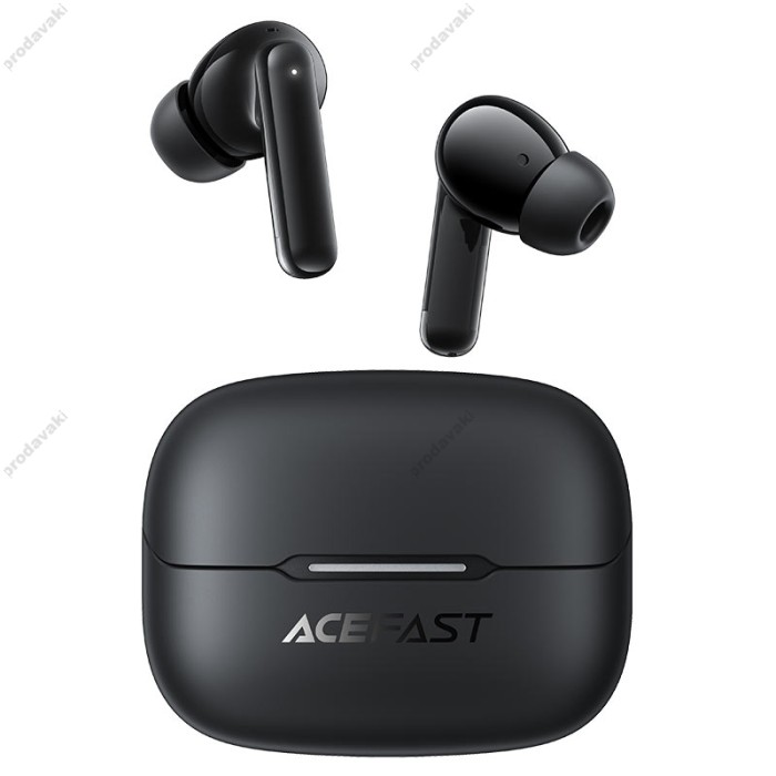 Бездротові Bluetooth навушники ACEFAST W5 hybrid noise reduction true wireless earbuds BT 5.4 Black